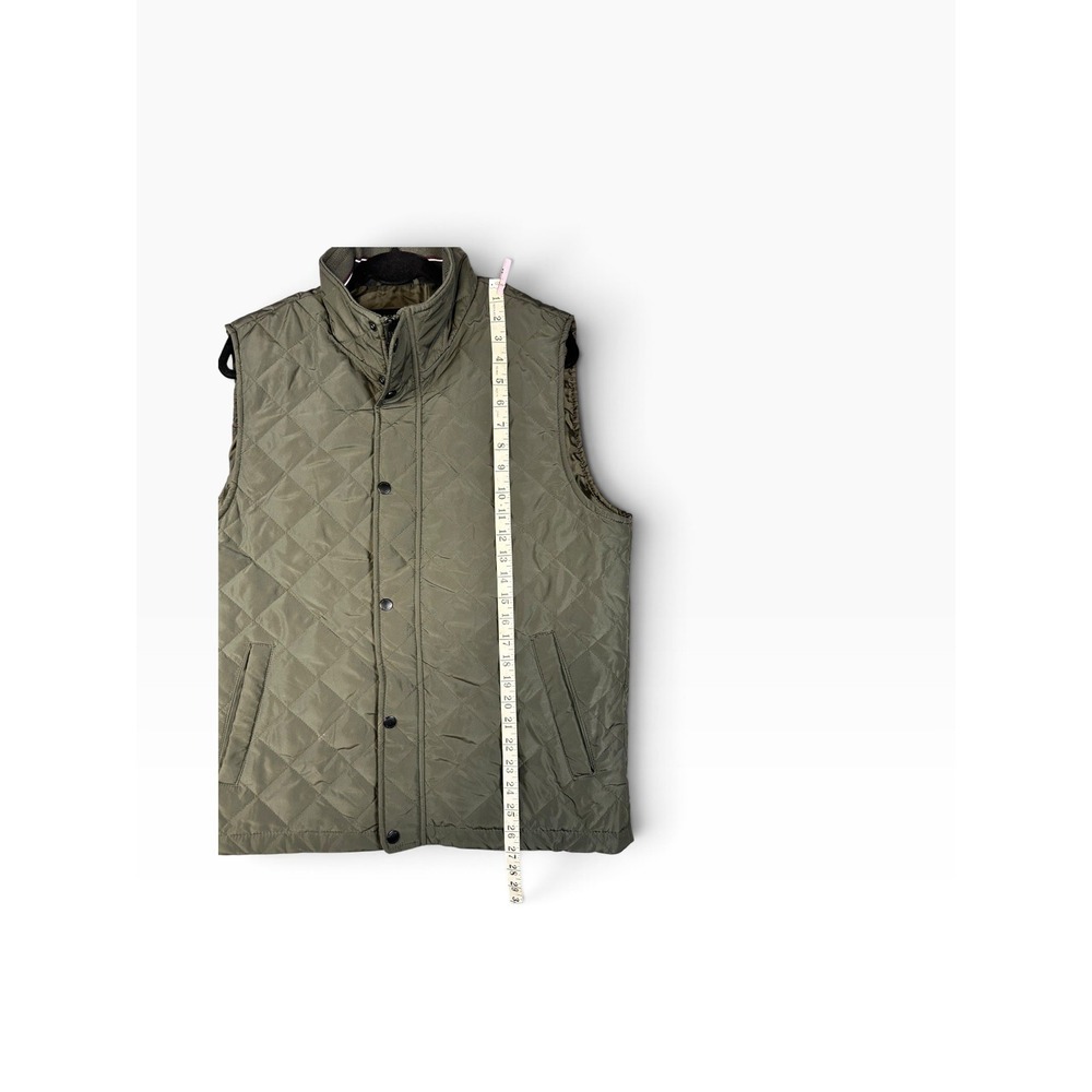 Tahari Men's Medium Diamond-Quilted Full Zip Lined Puffer Vest - Picture 4 of 9